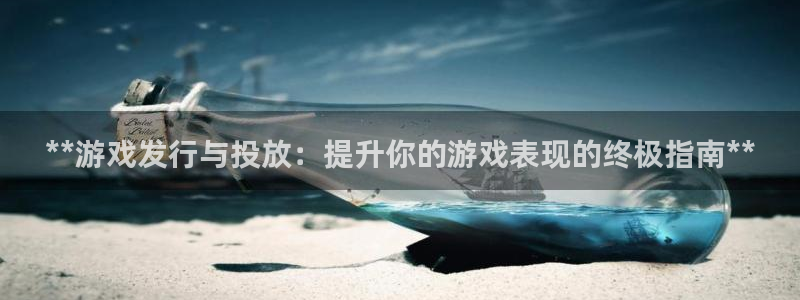 顺盈娱乐平台主管联系方式：**游戏发行与投放：提升你的游戏表现的终极指南**